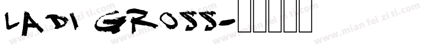 Ladi Gross字体转换